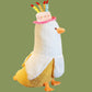 ELAINREN Happy Birthday Banana Duck Plush Toy Cute Stuffed Banana Duck Wearing Birthday Hat/19.6''