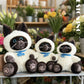 ELAINREN Cuddly Siamese Cat Stuffed Animal Toy Furry Siamese Kitten Plush Gifts/35cm