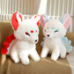 ELAINREN Lifelike Nine-Tailed Fox Stuffed Animals Toy/14.9''x11.8''x7.8''