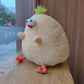 ELAINREN Funny Fat Chicken Plush Pillow,Super Soft Cauliflower Chicken and Plush Corn Chicken Doll/30cm
