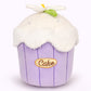 ELAINREN Kawai Siamese Cat Plush Toy Live in the Cake Cute Cake Kitten Stuffed Animals Gifts/20cm