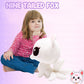 ELAINREN Cartoon Nine-Tailed Fox Plush Toy/9.8''x12.9''