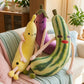 ELAINREN Big Eggplant Plush Long Body Pillow Soft Vegetable Stuff Toy /31''