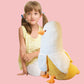 ELAINREN Banana Duck Plush Toy Cute Plushie Hugging Plush Pillow/19.6inch