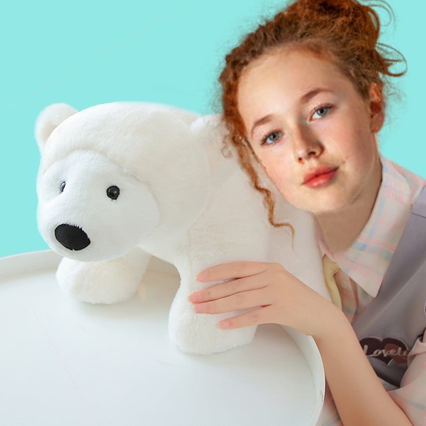 ELAINREN Big Ice Bear Stuffed Animals Pillow/19.6''