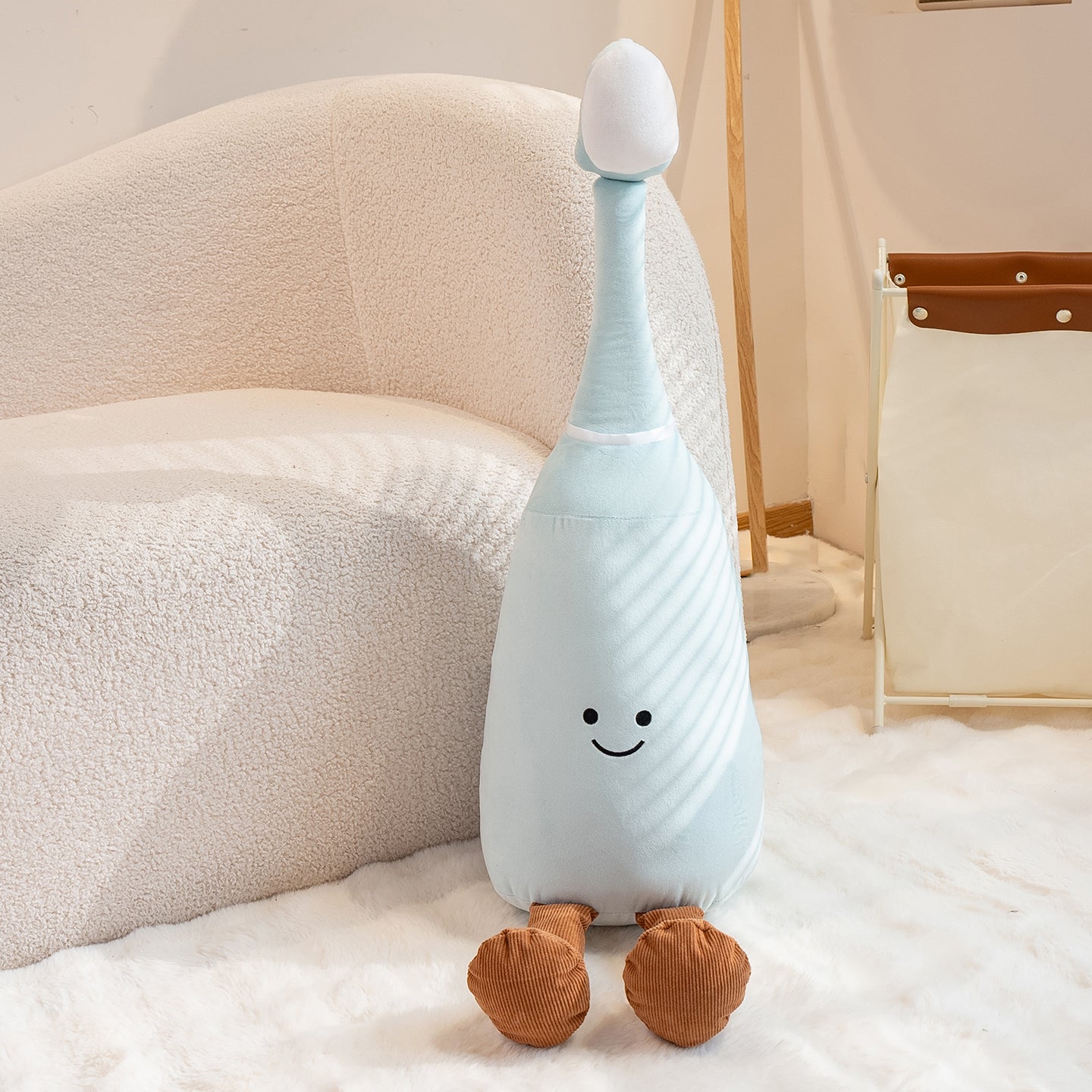 ELAINREN Super Soft Toothbrush/Toothpaste/Teeth Models Plush Large Pillow