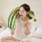 ELAINREN Big Cucumber Plush Long Body Pillow Soft Vegetable Stuffed Food Toy/31''