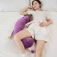 ELAINREN Big Eggplant Plush Long Body Pillow Soft Vegetable Stuff Toy /31''