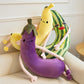 ELAINREN Big Eggplant Plush Long Body Pillow Soft Vegetable Stuff Toy /31''