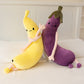 ELAINREN Big Banana Plush Long Body Pillow Soft Fruit Stuffed Food Toy/31''